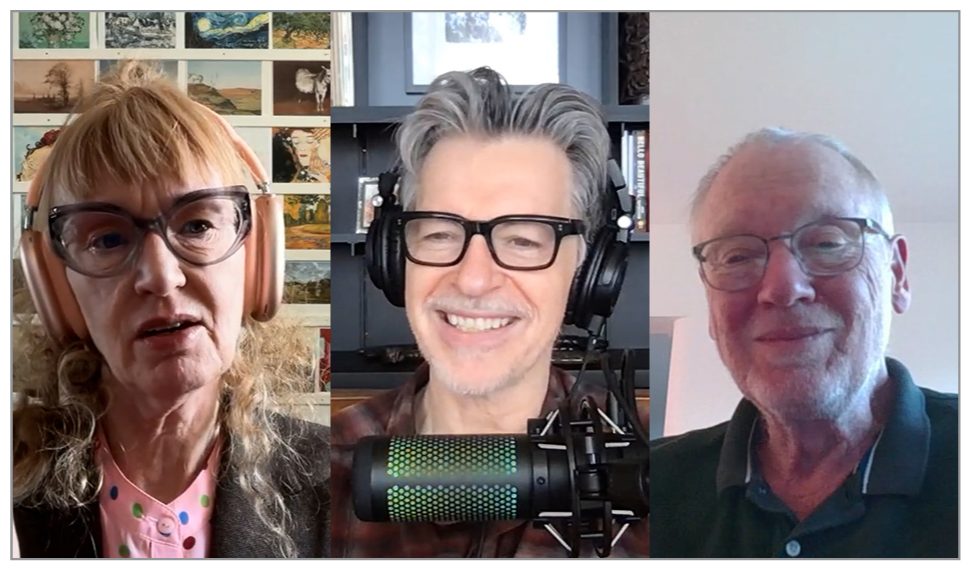 Lotte Bjerre Knudsen, Derek C. Angus și Jens Juul Holst, în podcastul JAMA Healthy Dialogue